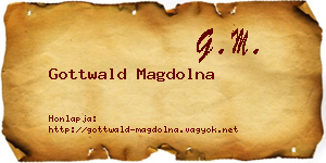 Gottwald Magdolna névjegykártya
